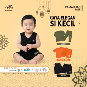 Home barooduck setelan baju kutung cotton combed 30s anak laki laki/perempuan usia 0 5 thn warna gelap